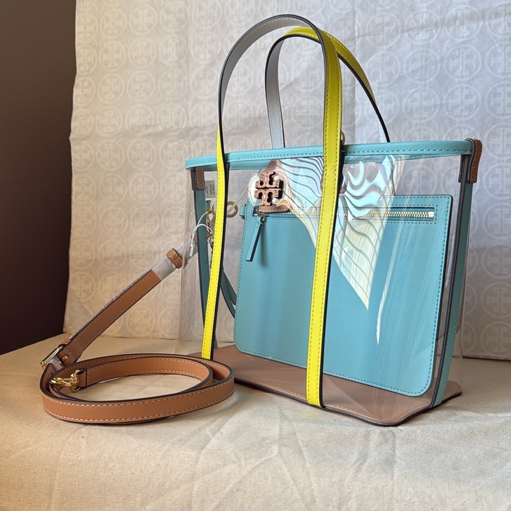 NWT , tory burch blake clear small tote bag - Picture 2 of 13